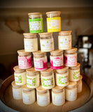 Bougie Fleurs de coton petit pot